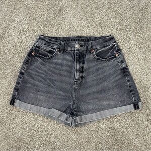 American eagle black shorts